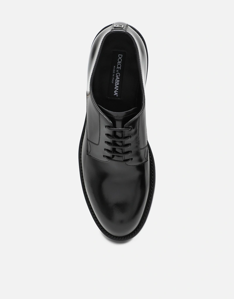Dolce & Gabbana Men's DG Night Brushed Calfskin Black Derby Shoes () IFCHIC.COM Dolce & Gabbana Men's DG Night Brushed Calfskin Black Derby Shoes () IFCHIC.COM