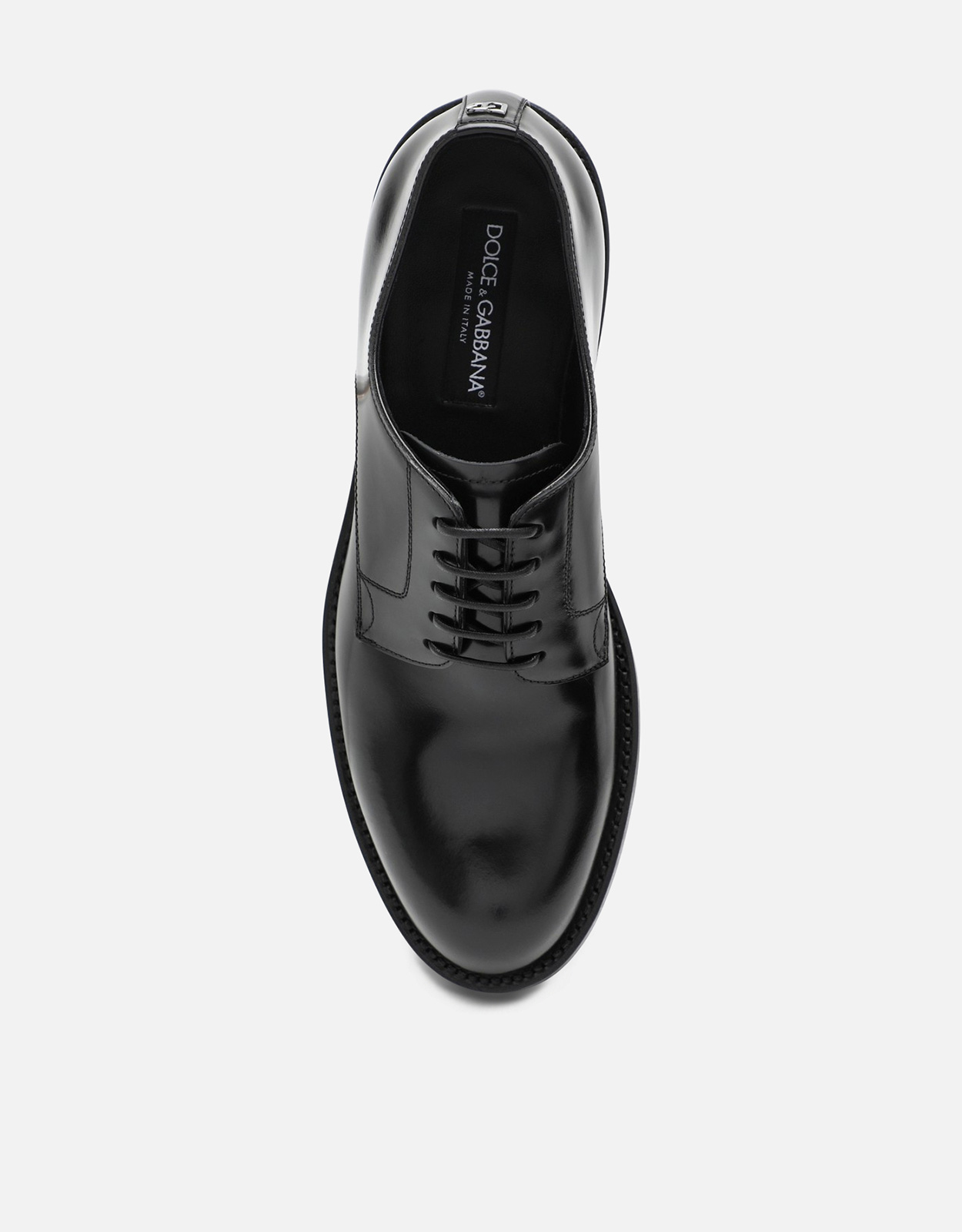 Dolce & Gabbana メンズDG Night ブラッシュドカーフスキンブラック