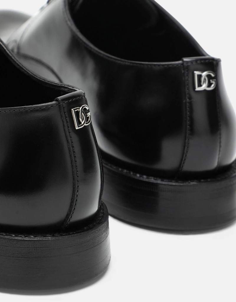 Dolce & Gabbana メンズDG Night ブラッシュドカーフスキンブラック