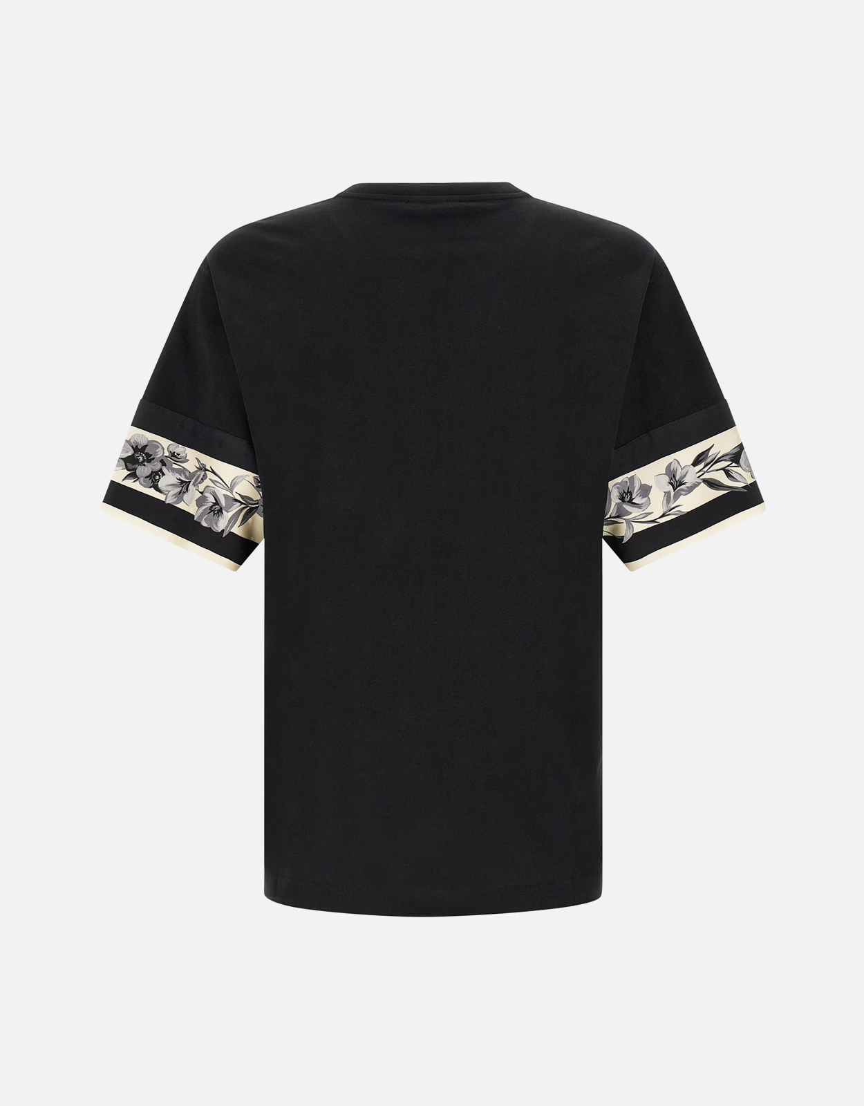 Dolce & Gabbana メンズ コットンシルクプリントレギュラーフィットT