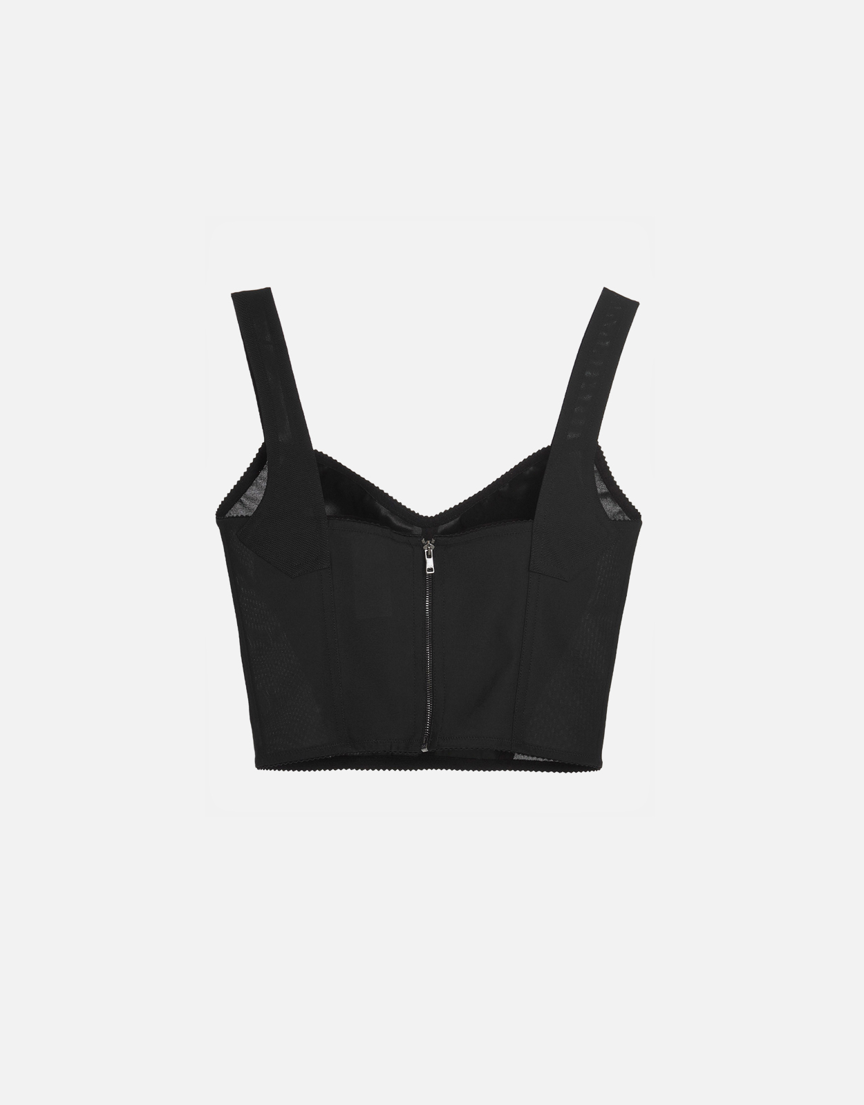 Dolce & Gabbana 90年代ジャカードレーススリムフィットビスチェ