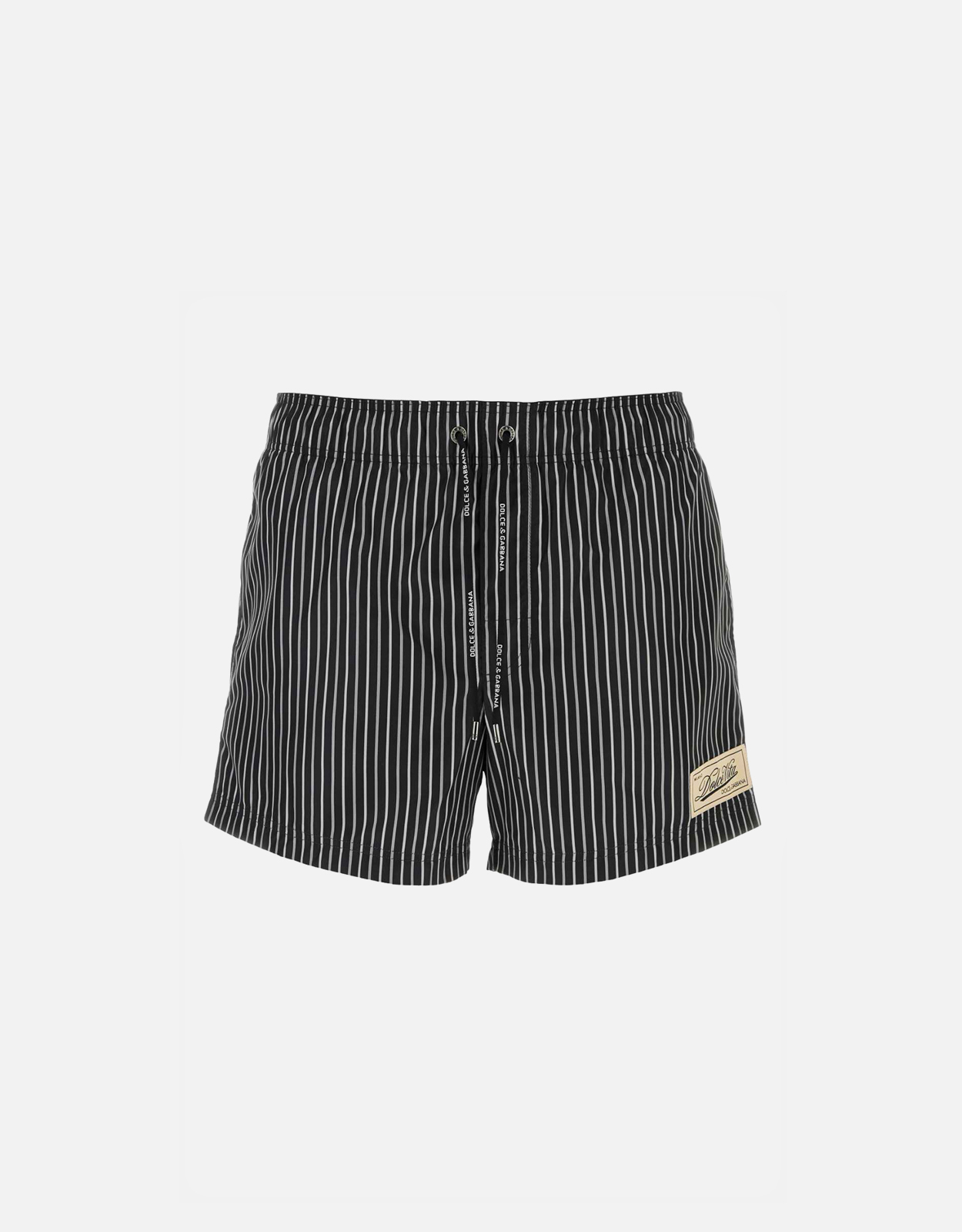 Dolce & Gabbana メンズプリントポリエステルスイミングショーツ