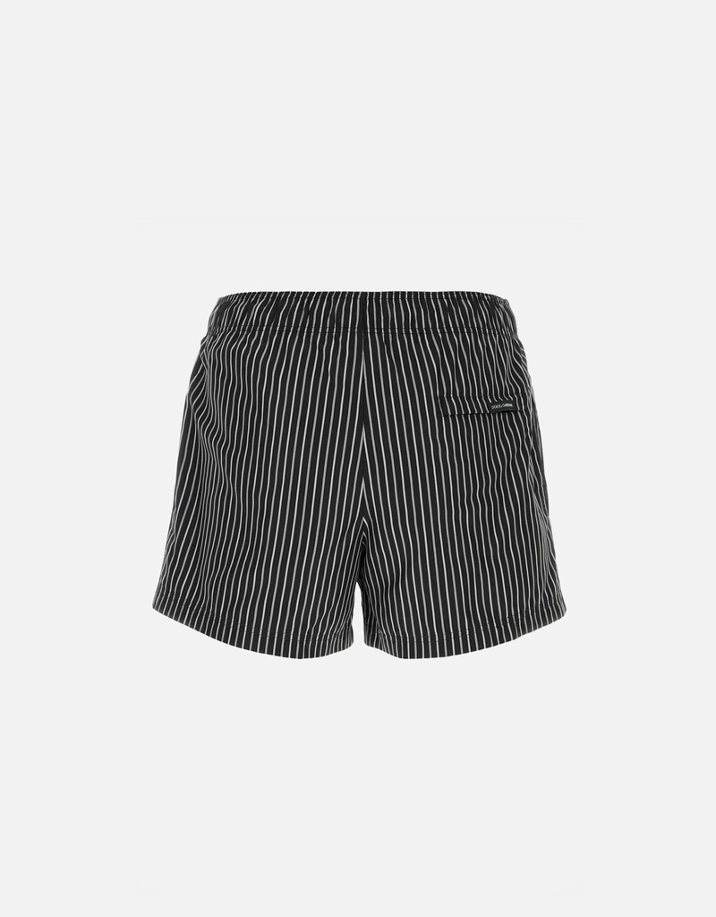 Dolce & Gabbana メンズプリントポリエステルスイミングショーツ