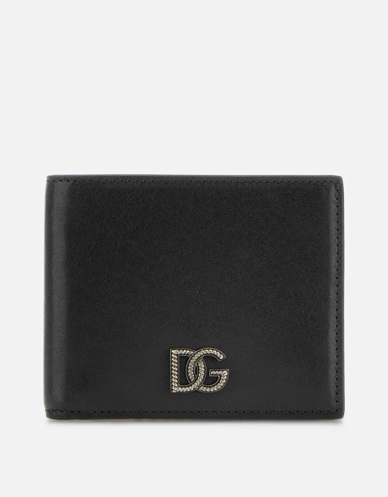 Dolce & Gabbana メンズ ブラック カーフスキンレザー 財布 () IFCHIC.COM