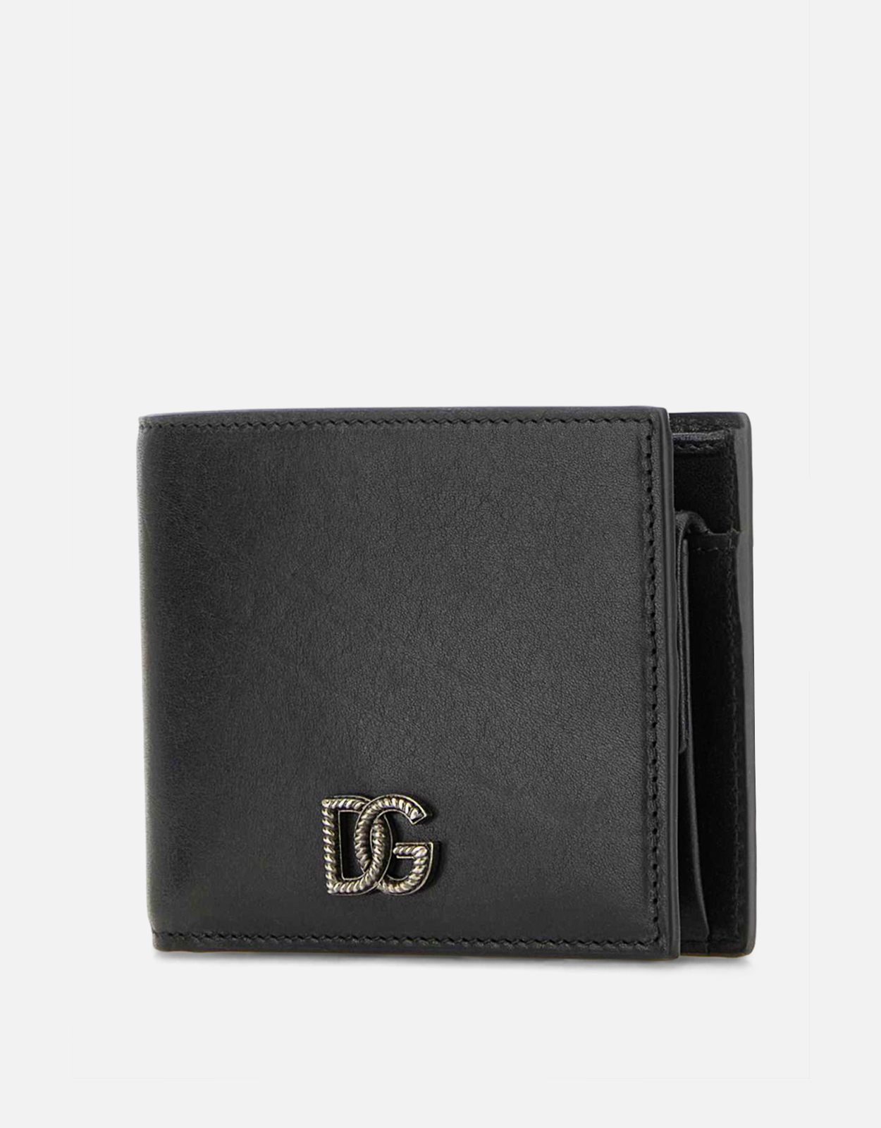 Dolce & Gabbana メンズ ブラック カーフスキンレザー 財布 () IFCHIC.COM
