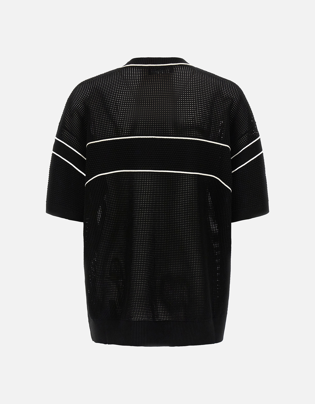 Amiri レディース Amiriスポーツ VネックメッシュニットTシャツ