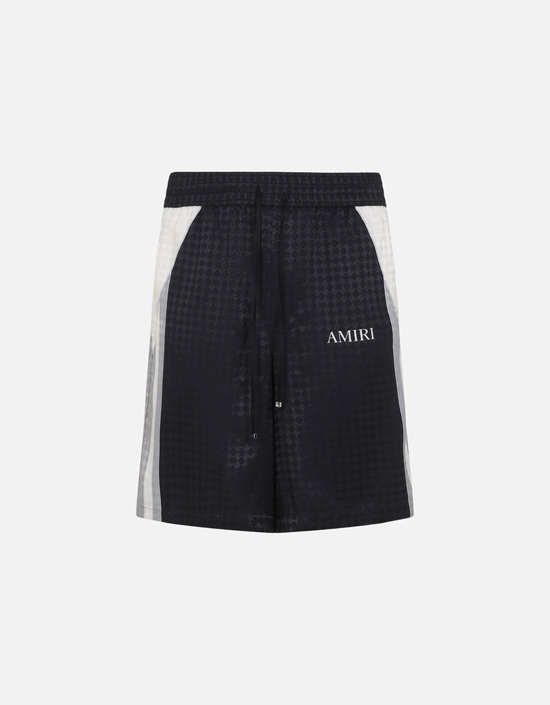 Amiri メンズ Ma Quad パネル ビスコース カラーブロックショーツ