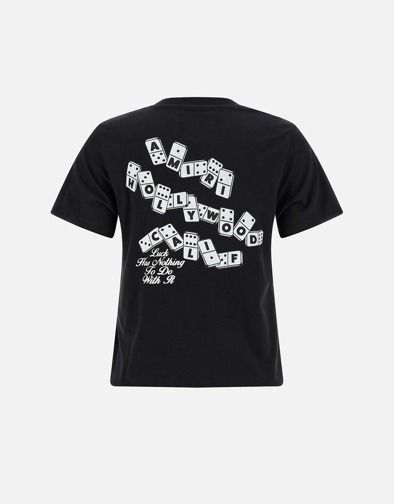 Amiri ドミノ コットン プリント ストレートフィット Tシャツ (すべて