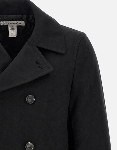 COMME des GARÇONS SHIRT ウールコート S ブラック Comme des Garcons Shirt ウールコート | ジャケット 新作・セール
