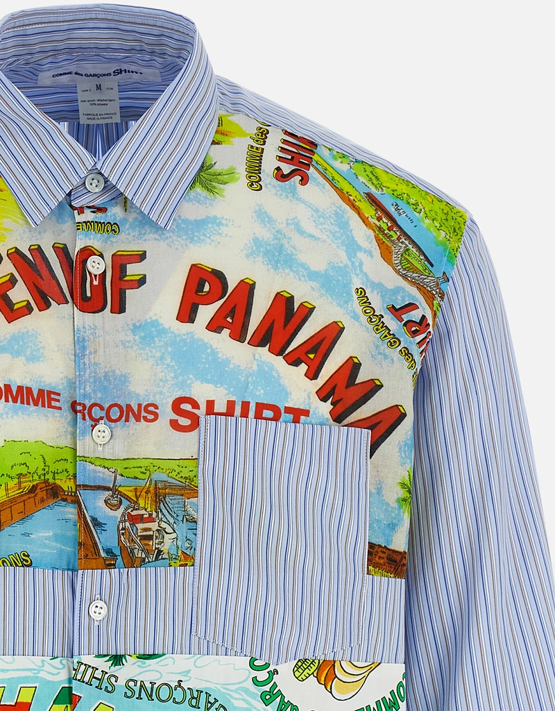 Comme des Garcons Shirt Men's Patterned Cotton Shirt (All New In