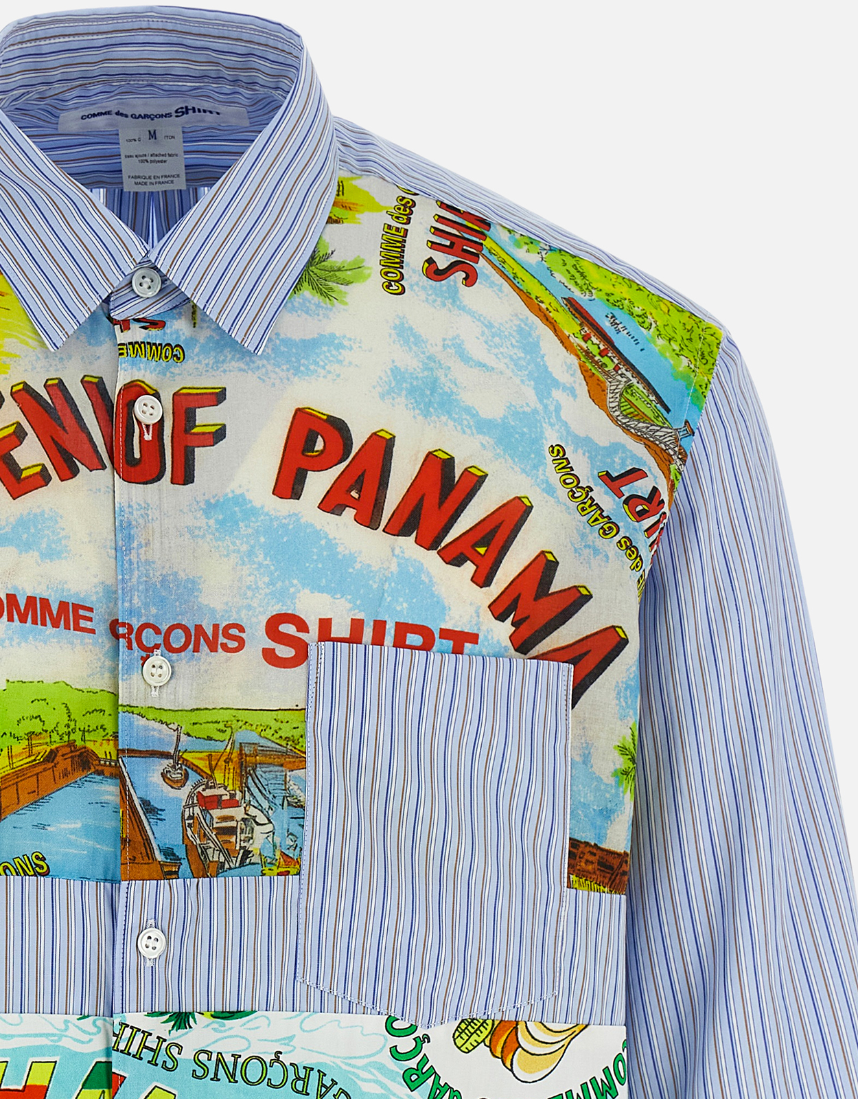 Comme des Garcons Shirt Men's Patterned Cotton Shirt (All New In