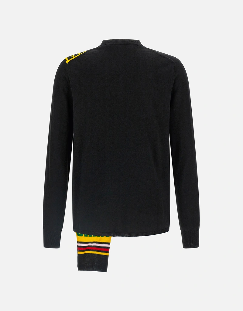 Comme des Garcons Shirt メンズ インターシャ ウール混紡セーター