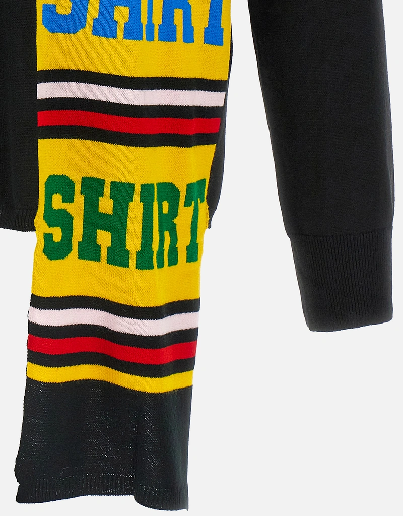 Comme des Garcons Shirt メンズ インターシャ ウール混紡セーター