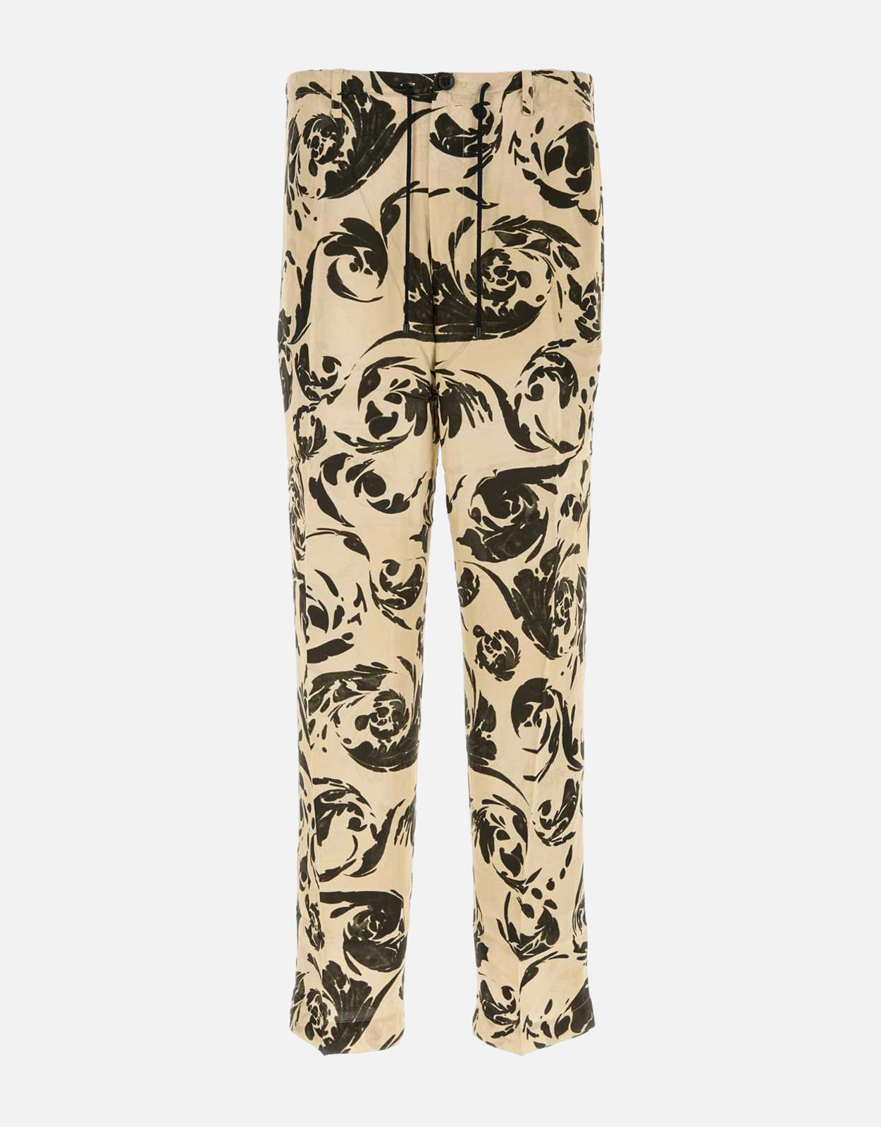 Dries Van Noten Dries Van Noten Men's Printed Viscose Penny Pants - IT 48　Dries Van Noten メンズ プリント ビスコース ペニー パンツ - IT 48