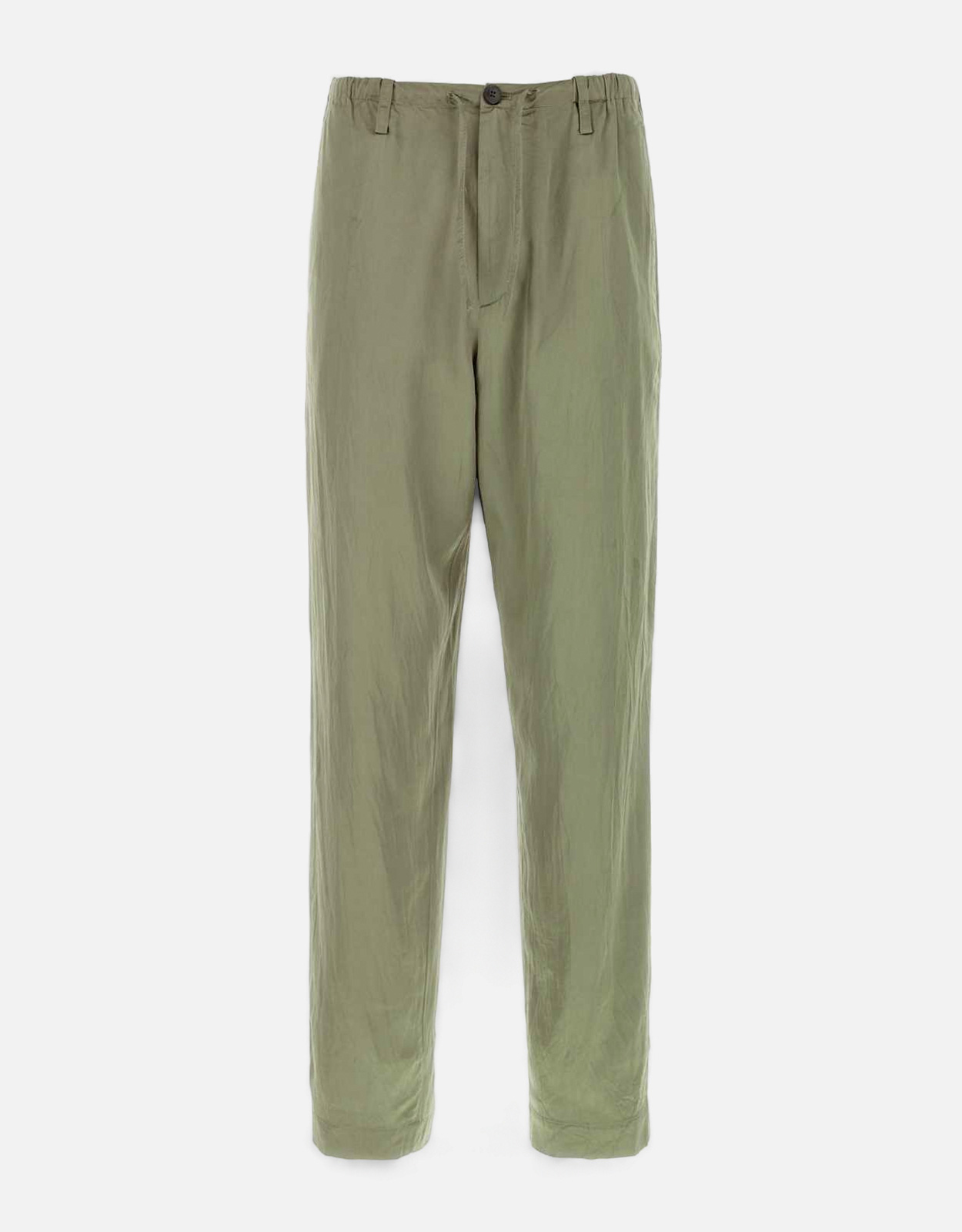 Dries Van Noten Men's Sage Green Satin Pants (All New In) IFCHIC.COM