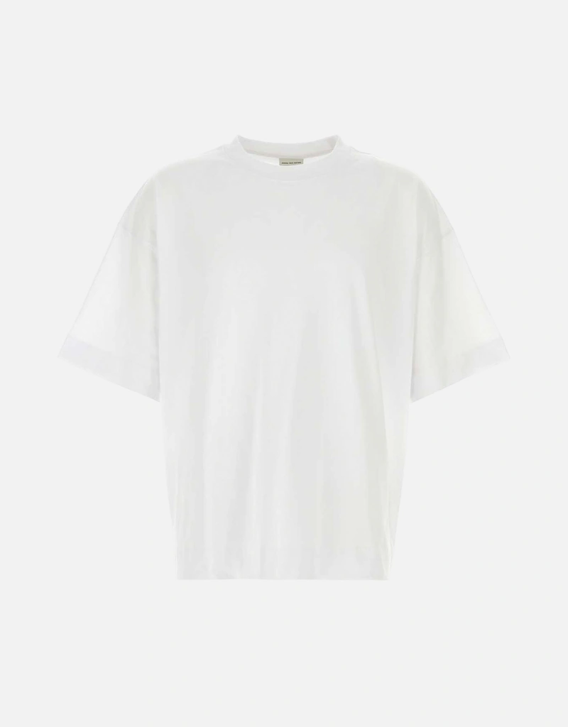 Dries Van Noten メンズオーバーサイズコットンTシャツ (すべての新品