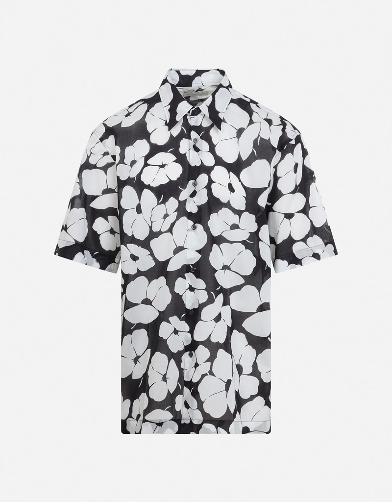 Dries Van Noten メンズカシディコットンシャツ (すべての新品) IFCHIC.COM