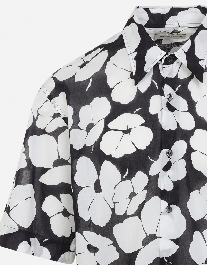 Dries Van Noten メンズカシディコットンシャツ (すべての新品) IFCHIC.COM