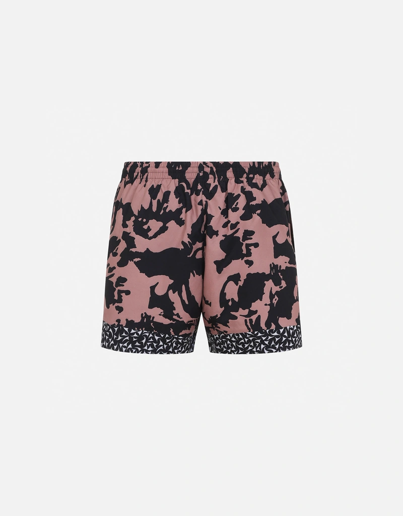 Dries Van Noten メンズプリントスイムショーツ (ボーイズアパレル