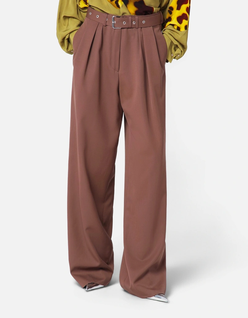 Dries Van Noten ワイドトープウールパンツ (パンツ) IFCHIC.COM