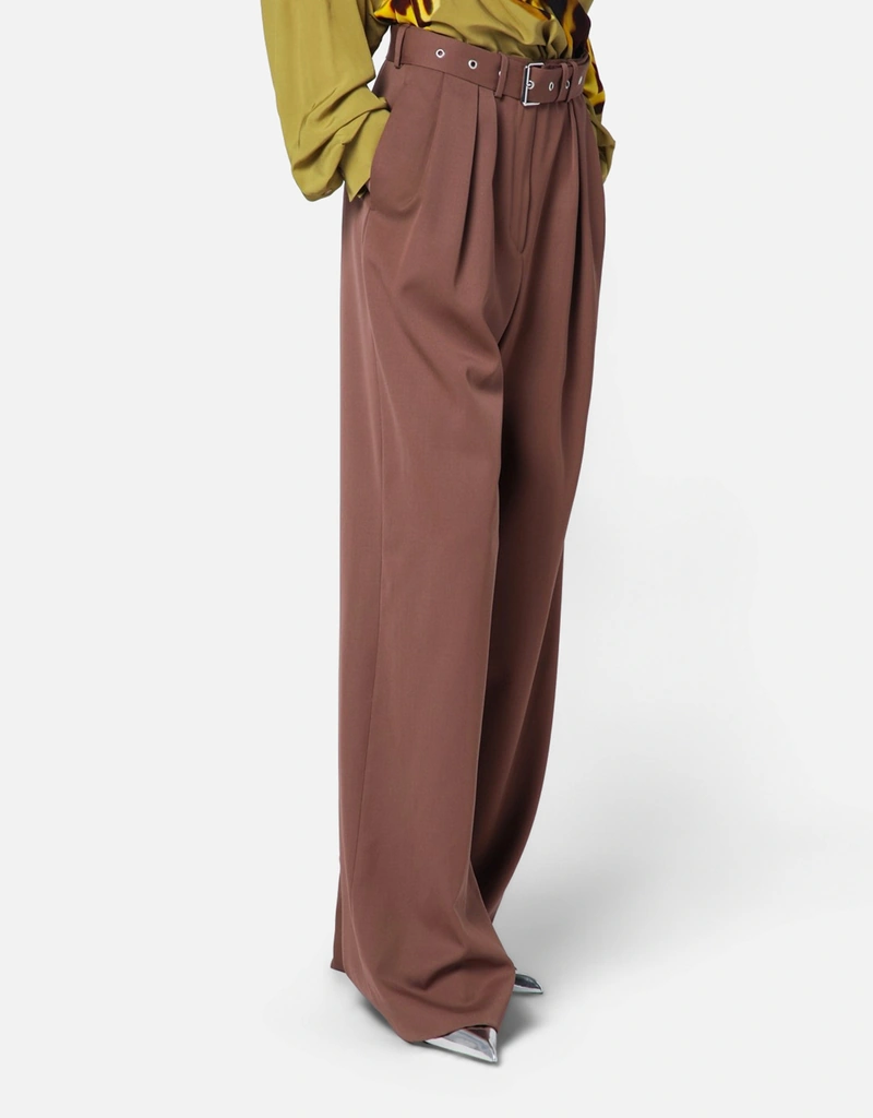 Dries Van Noten ワイドトープウールパンツ (パンツ) IFCHIC.COM