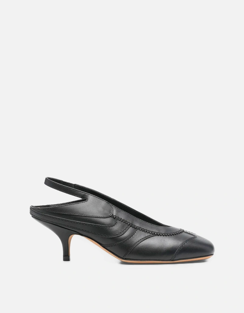 Dries Van Noten レザー スリングバック パンプス (すべての新品