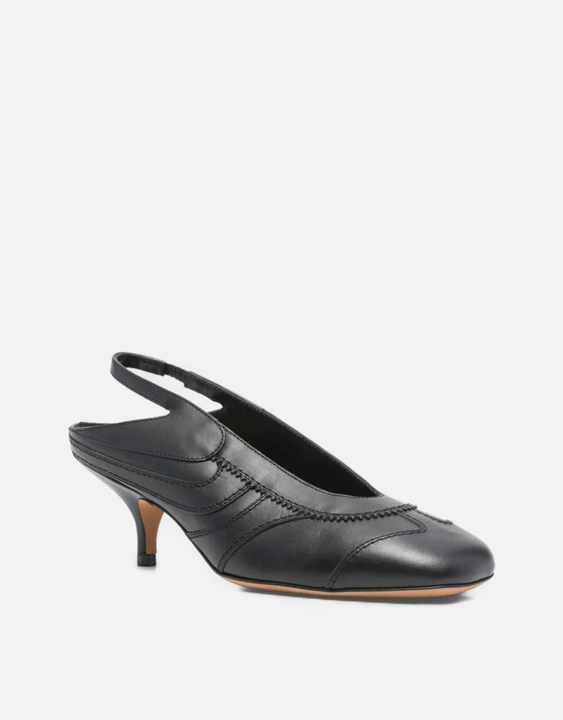 Dries Van Noten レザー スリングバック パンプス (すべての新品