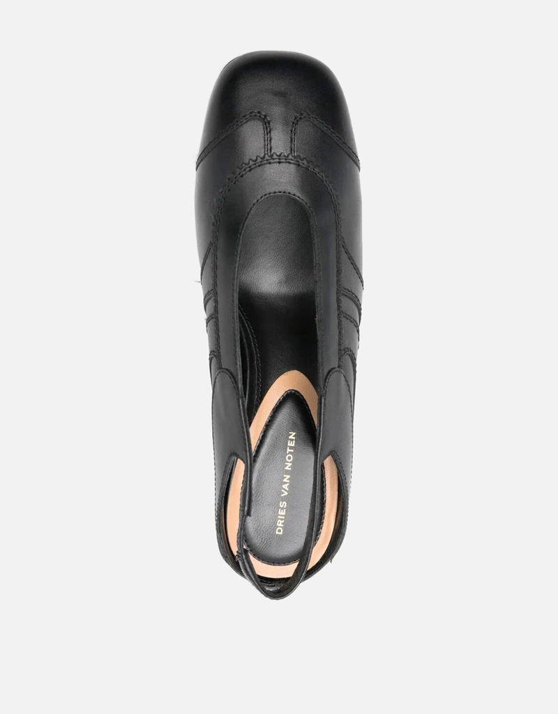 Dries Van Noten レザー スリングバック パンプス (すべての新品 Dries Van Noten レザー スリングバック パンプス (すべての新品