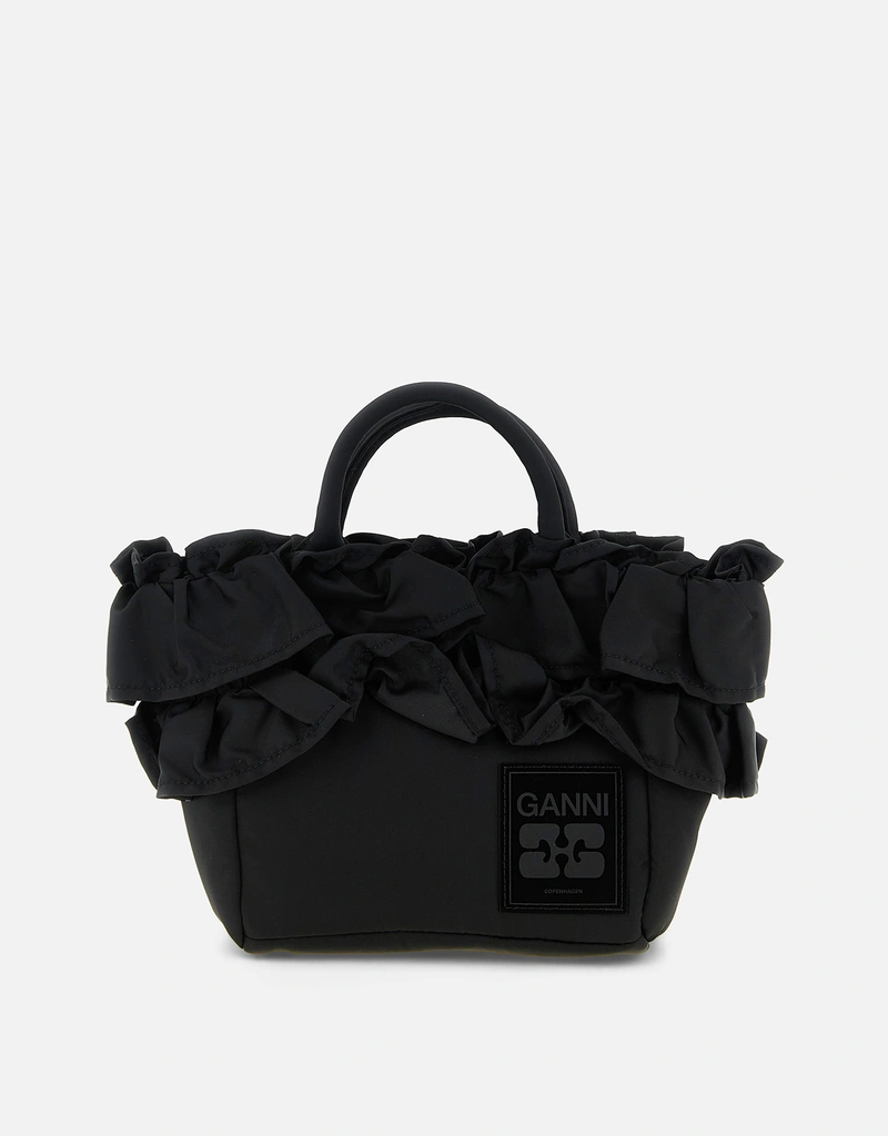 Ganni ミニラッフルトートバッグ () IFCHIC.COM
