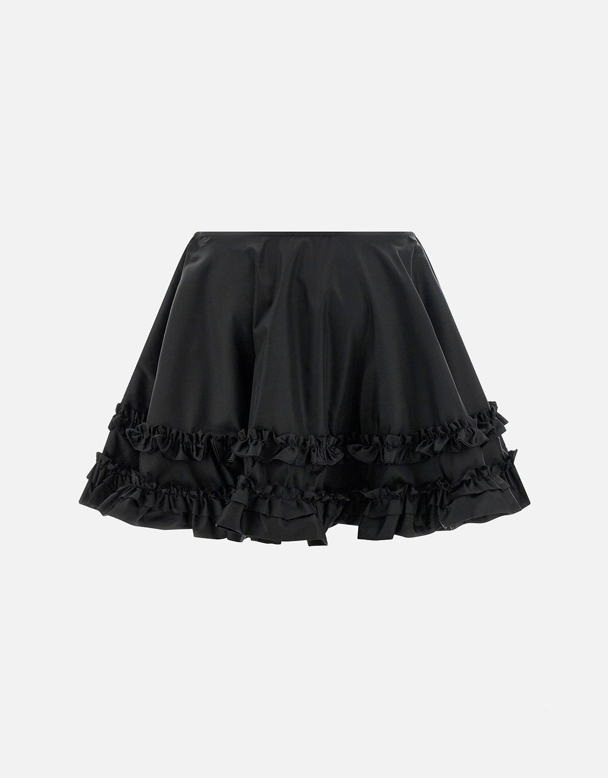 Ganni デュシェスナイロンミニフリルスカート (すべての新品) IFCHIC.COM