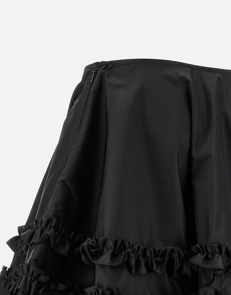 Ganni デュシェスナイロンミニフリルスカート (すべての新品) IFCHIC.COM