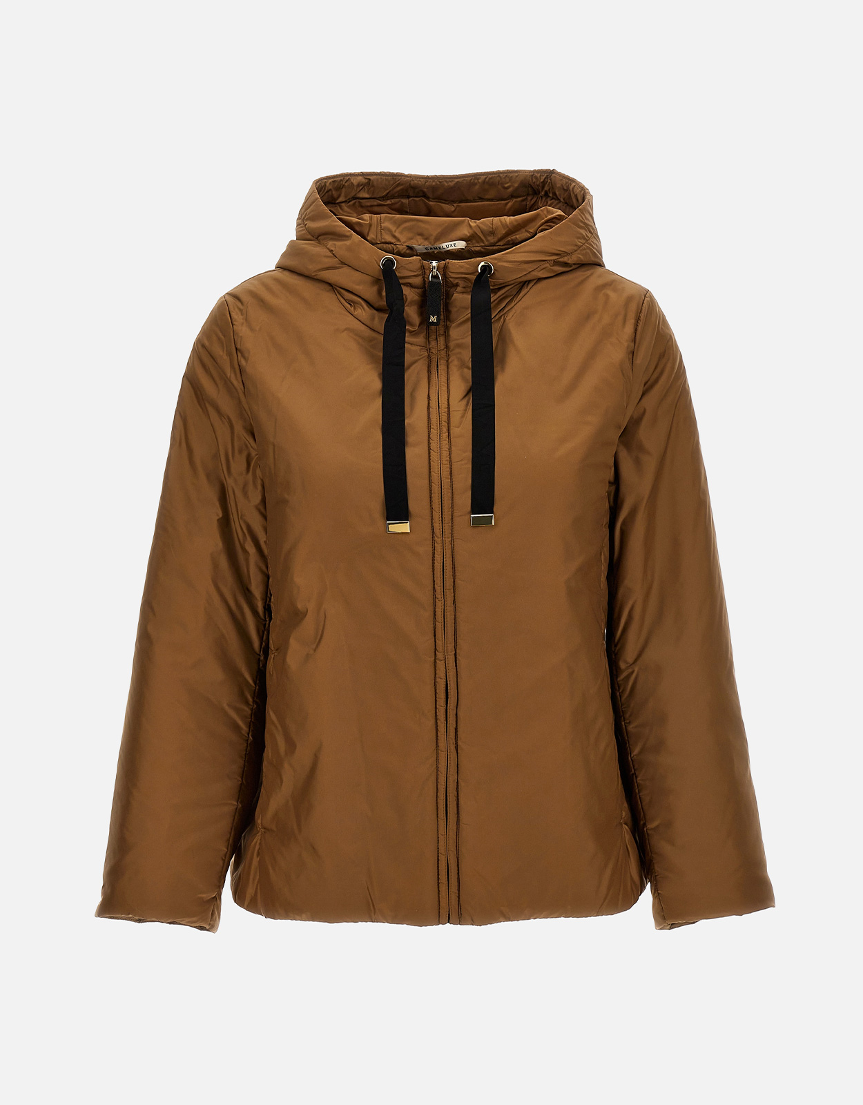 Max Mara The Cube パッド入りフード付き撥水キャンバスジャケット