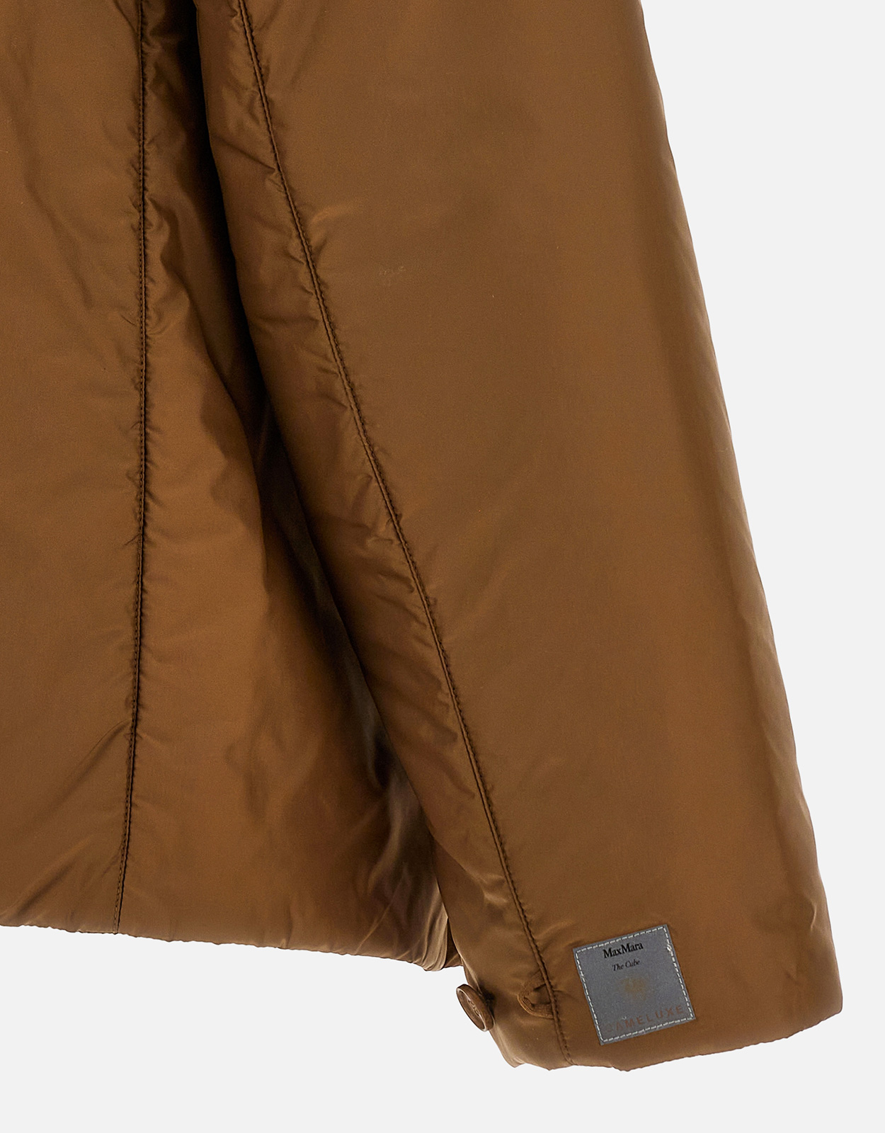 Max Mara The Cube パッド入りフード付き撥水キャンバスジャケット