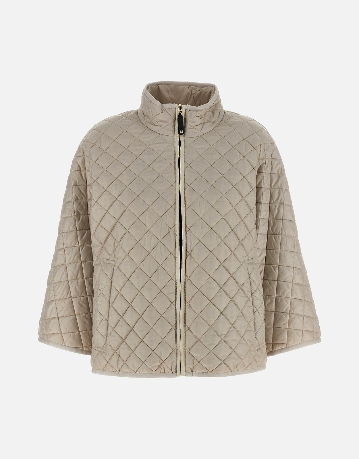 Max Mara The Cube ショートリバーシブル防水キャンバスケープ (すべて