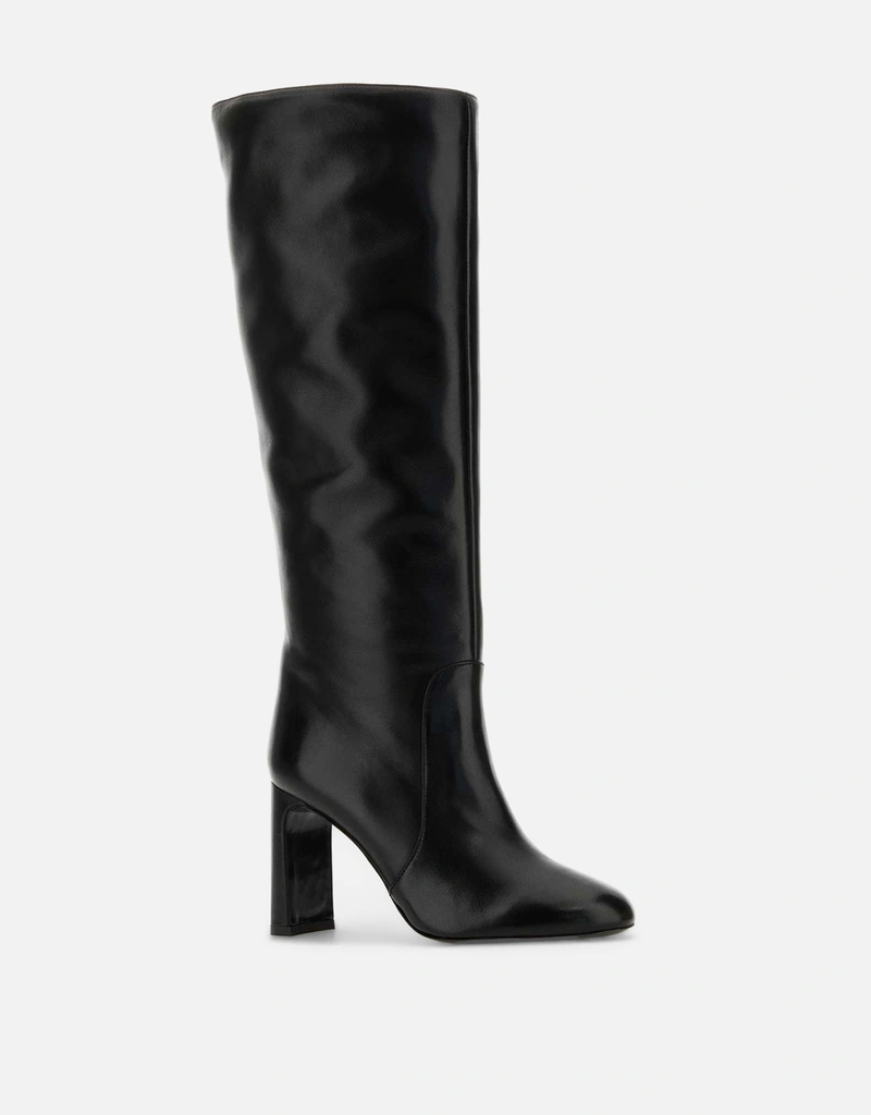 Stuart Weitzman 黑色納帕皮巴貝特靴() ｜IFCHIC台灣官網