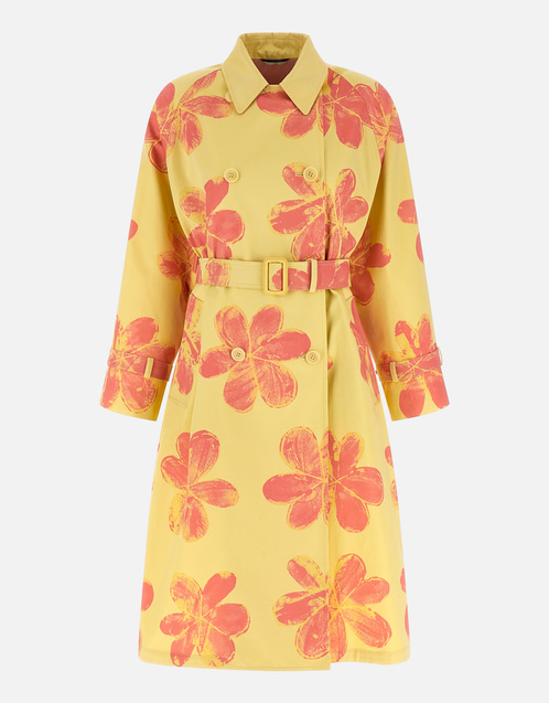 Weekend Max Mara Canasta Capsule Cotton Infinity Flowers Double