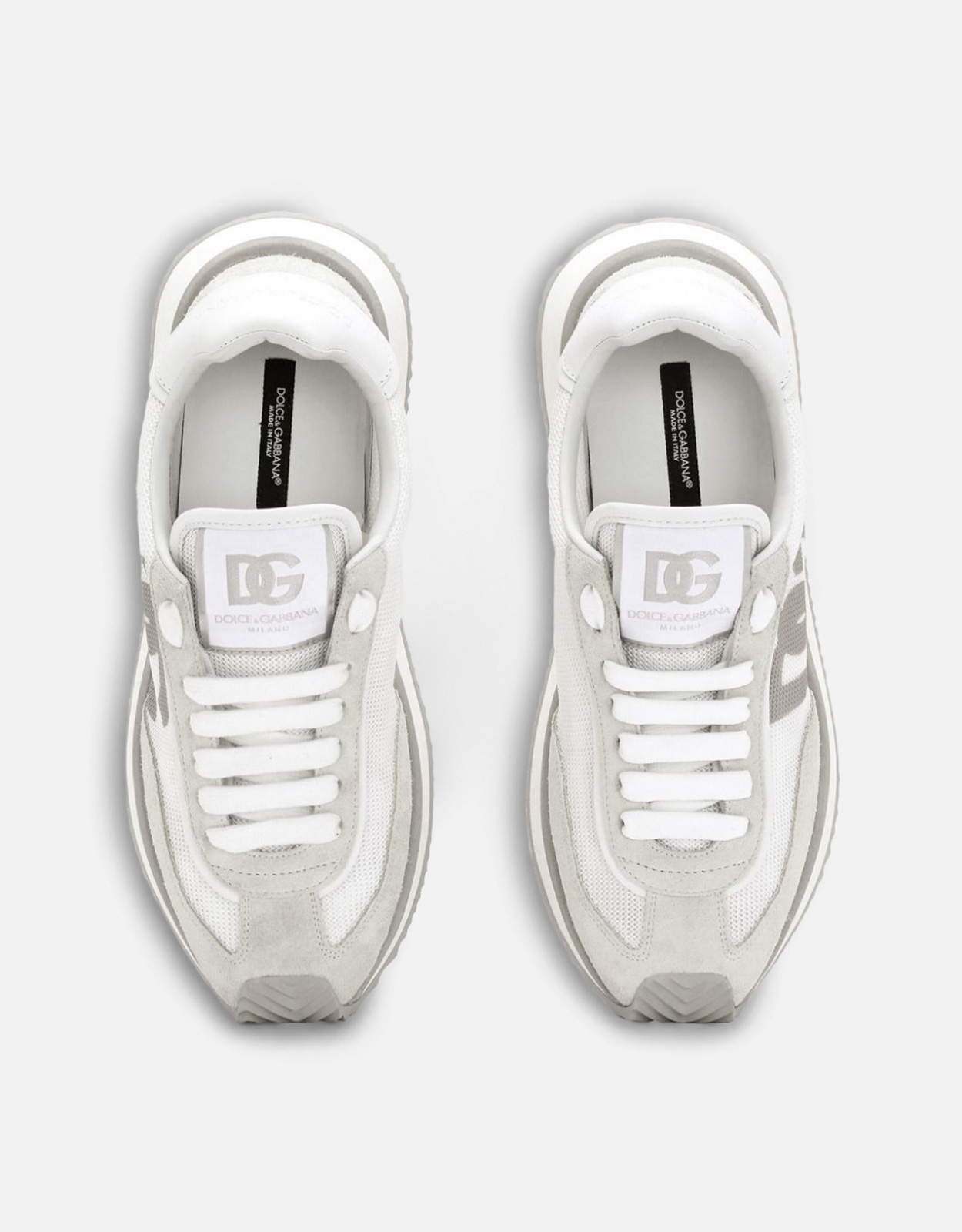 Dolce & Gabbana Mixed-Material DG Cushion Sneakers (All New In