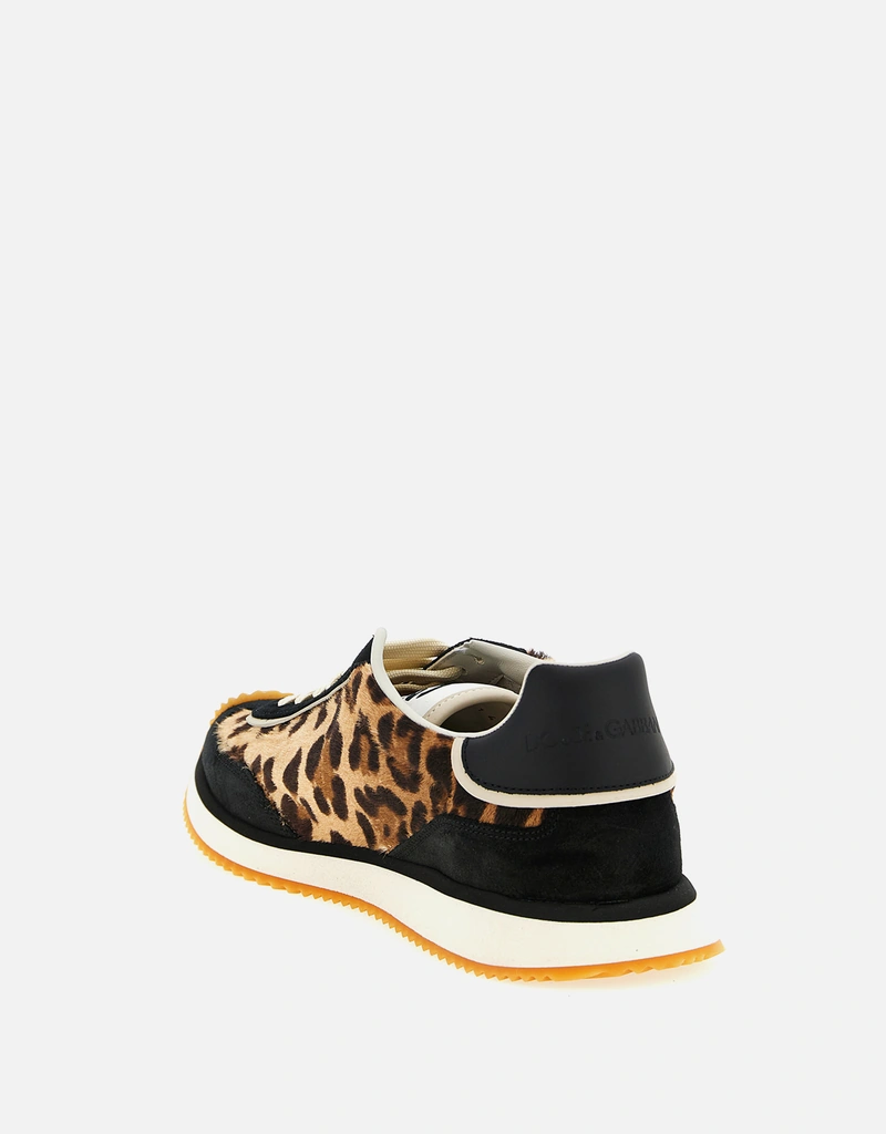 Dolce & Gabbana カーフレザー レオパード柄スニーカー () IFCHIC.COM