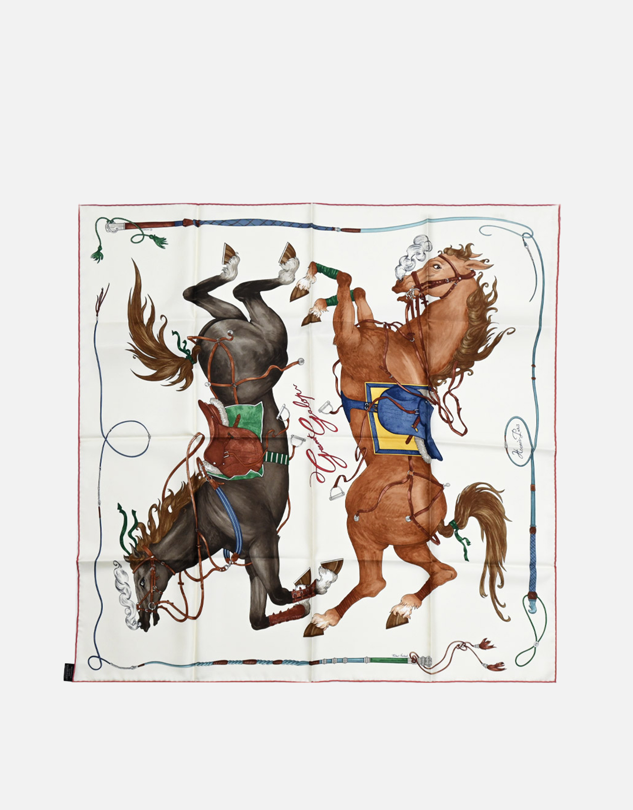 Cherryさん専用 HERMES 馬のイラスト シルクスカーフ Hermès エルメスグランギャロップ90シルクスカーフ () IFCHIC.COM