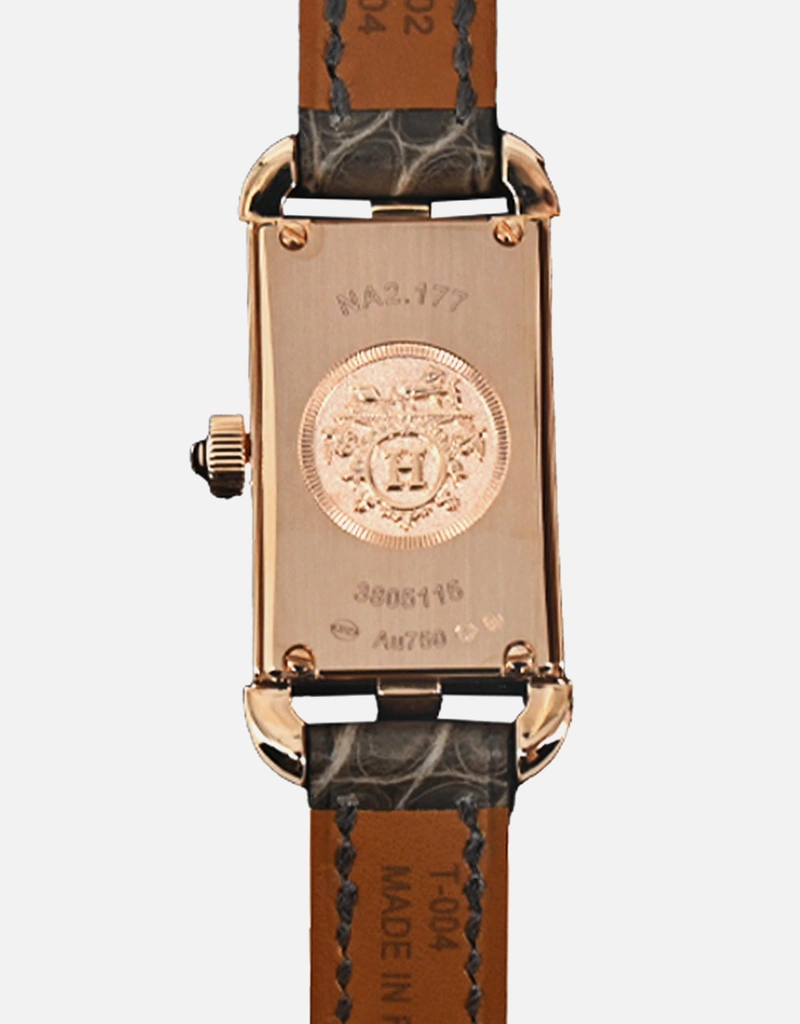 Hermès エルメスナンタケット29mmアリゲーターレザーレディース腕時計