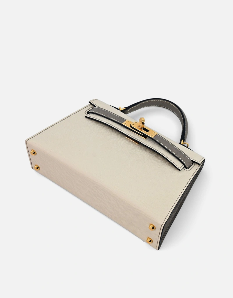 Hermès エルメスケリー20エプソムレザークロスボディハンドバッグ