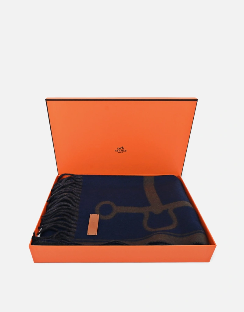 Hermès Hermès Casaque Mors Cashmere Scarf () IFCHIC.COM