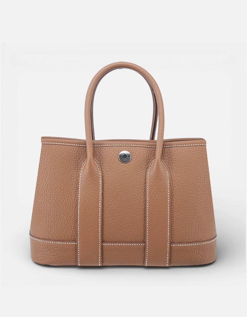 Hermès エルメスミニガーデンパーティーKネゴンダレザーハンドバッグ