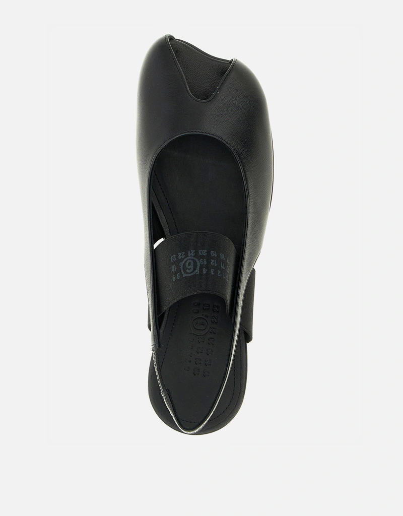 MM6 Maison Margiela アナトミックナンバー ナッパレザー オープントゥ