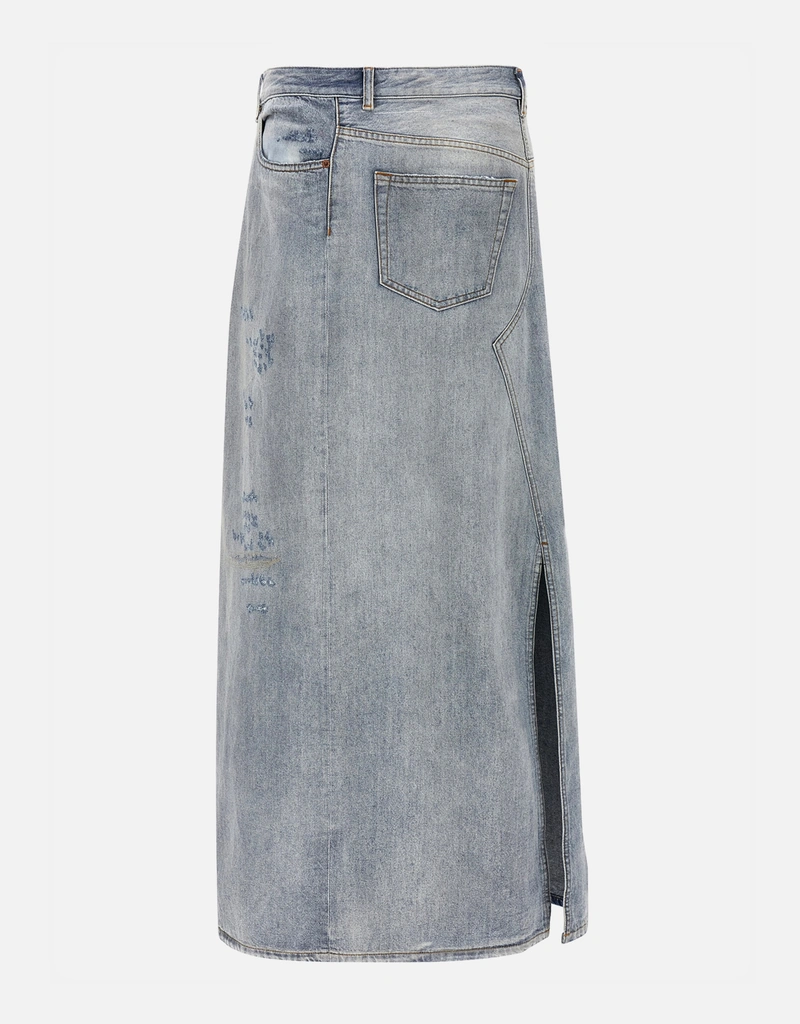 MM6 Maison Margiela 非対称構造コットンマキシスカート (すべての新品