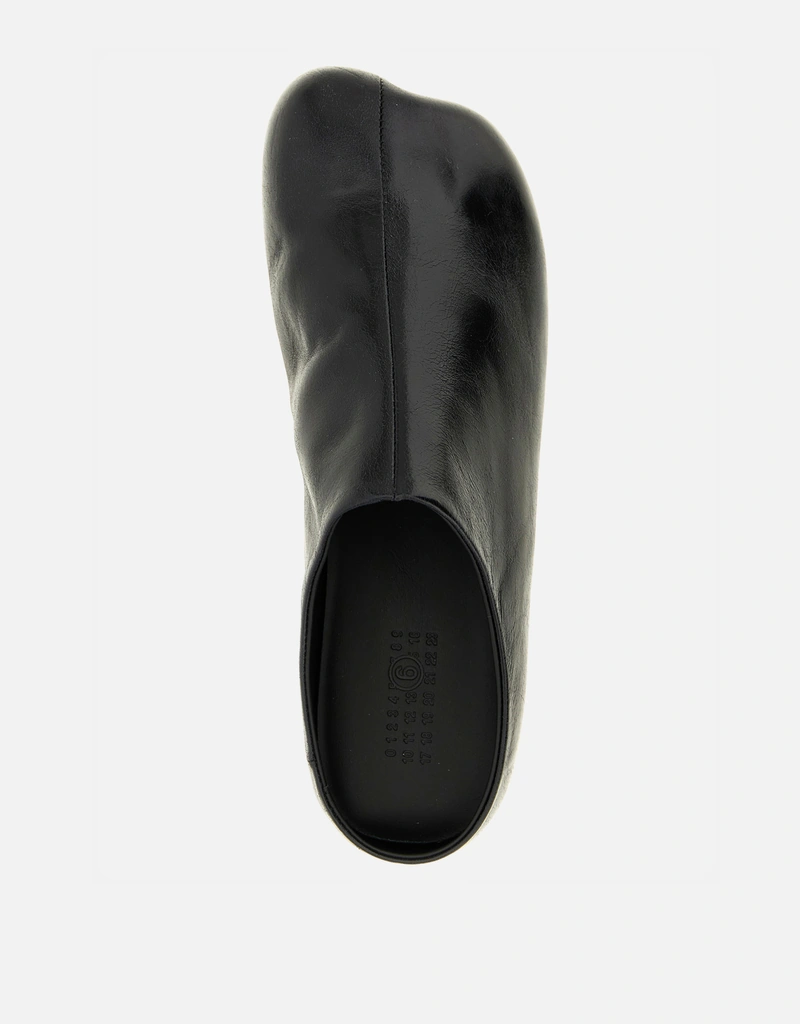 MM6 Maison Margiela メンズFactoryカーフレザー白ステッチライン
