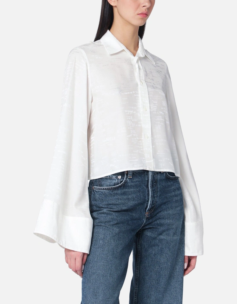MM6 Maison Margiela ジャカード コンバーチブル シャツ (トップス