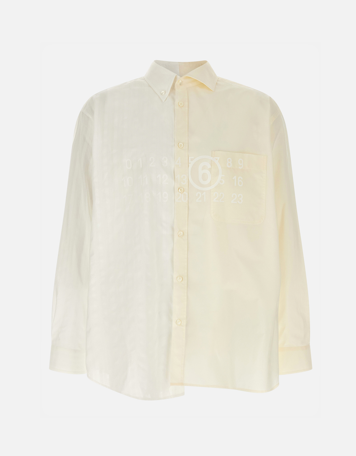 MM6 Maison Margiela メンズ Numeric Signature コットンポプリン MM6 Maison Margiela メンズ Numeric Signature コットンポプリン