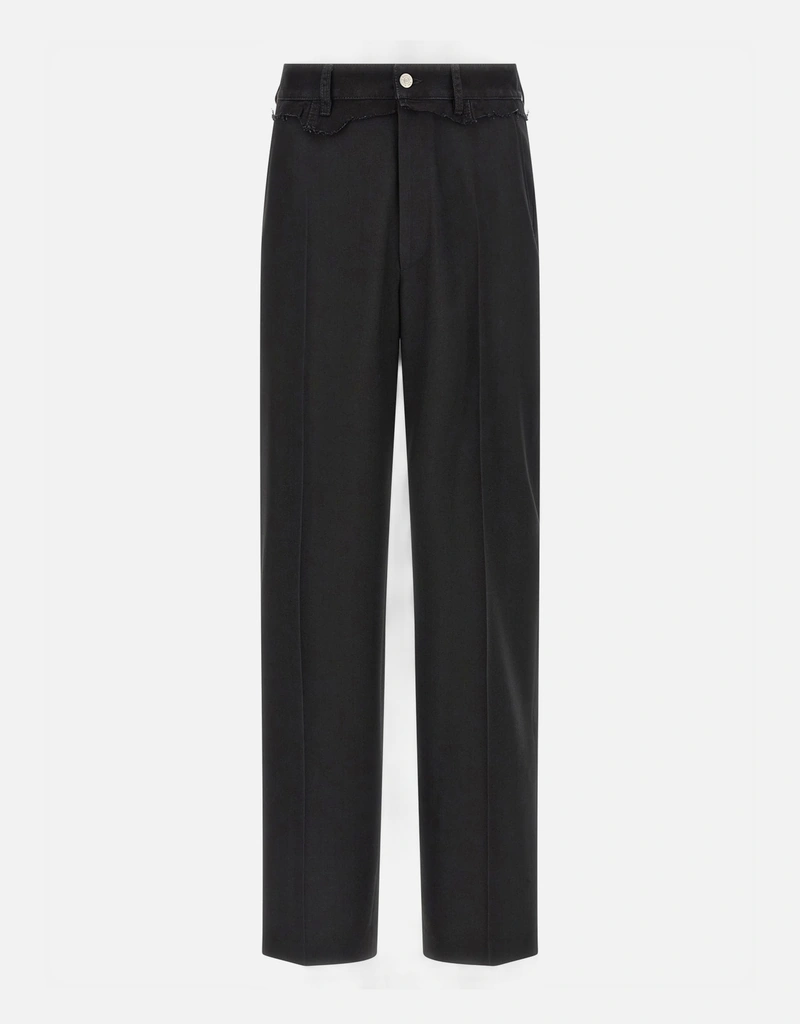 MM6 Maison Margiela メンズリプレースドウエスト初剪羊毛パンツ