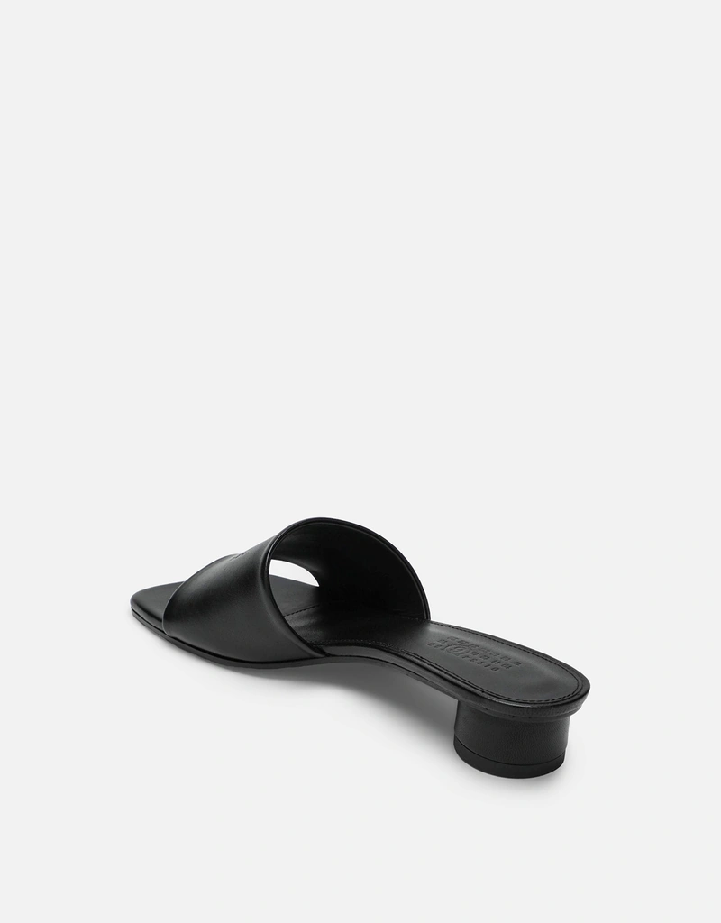 MM6 Maison Margiela Anatomic Leather Sandals With Low Heel (All